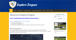 Desktop Screenshot of dayborodingoes.com.au