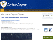 Tablet Screenshot of dayborodingoes.com.au